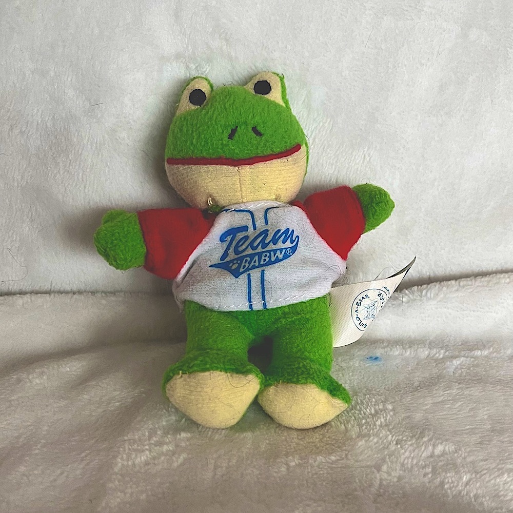 McDonalds Build-A-Bear Friendly Frog Baseball Jersey #7 2006 Toy by McDonald's